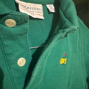 Masters kids golf polo